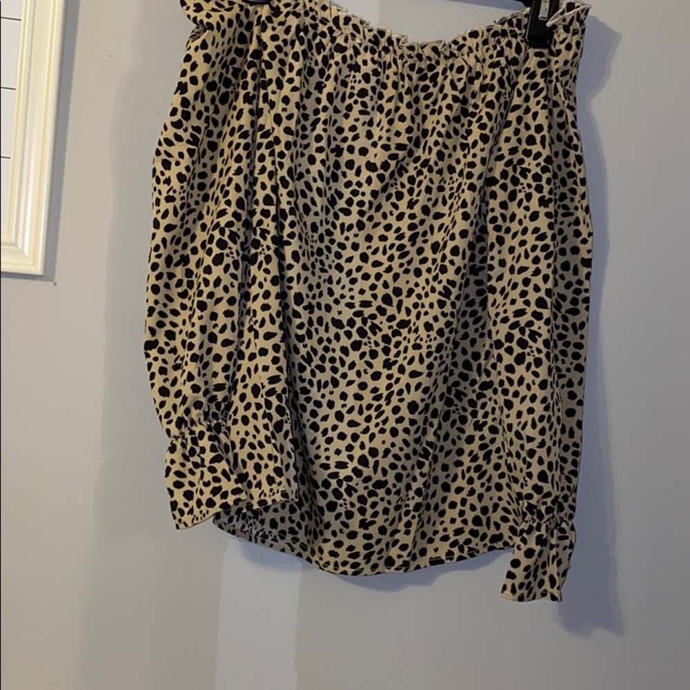 Off the shoulder blouse